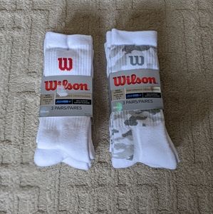 x2 Wilson Tennis 3-Pack Socks